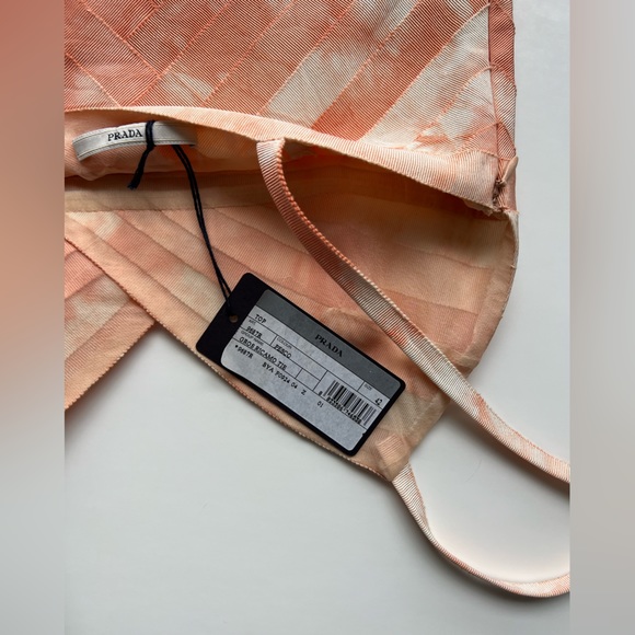 Light pink blouse with spaghetti straps - PRADA - Picture 3 of 10